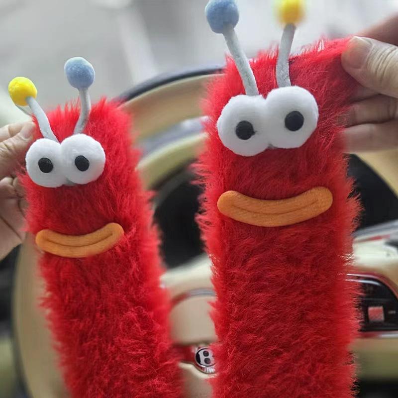 Mink Fleece Socks Women's Winter Fleece Floor Socks Autumn and Winter Thickened Warm Caterpillar Funny Sleep Plush Socks