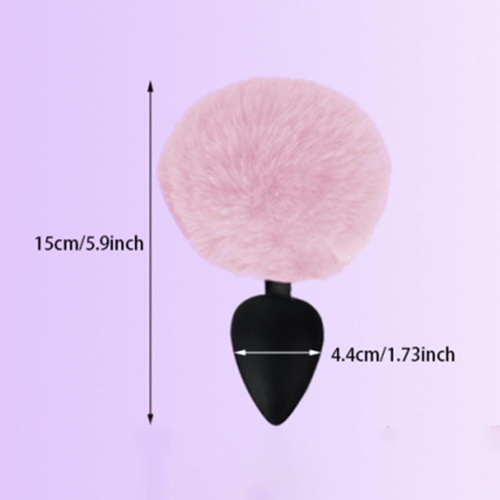 Set Tappo Anale in Silicone Coda di Volpe Coniglio Gioco di Ruolo Bdsm Tappo per il Sedere Orecchie da Gatto Coda di Coniglio Giocattoli Sessuali per Donne Uomini Gay Prodotti Erotici