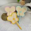 Summer travel with the same group fan, pure handmade portable fan, cute Pu Fan