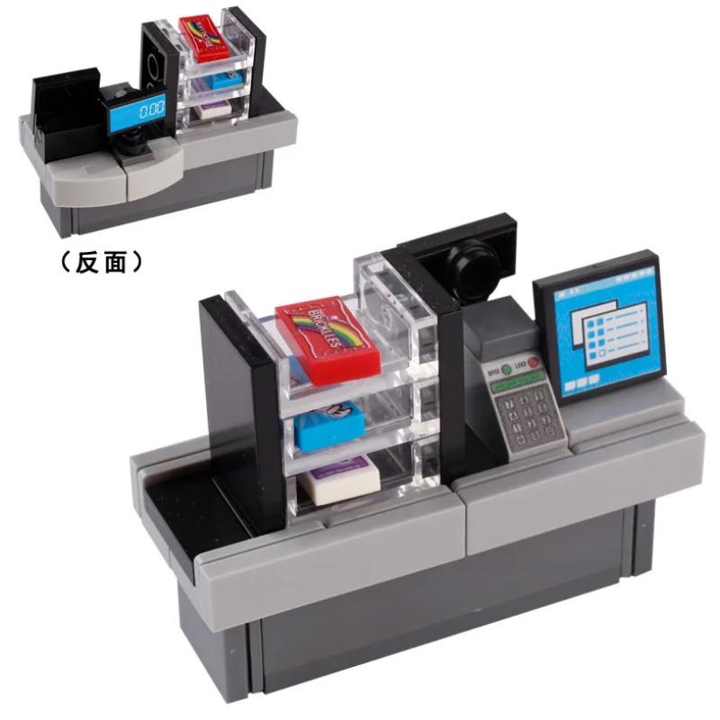 

Набор аксессуаров для городских строительных блоков Маджонг-машина Игровая консоль Мебель Диван-кровать Пианино Холодильник Игрушка Мини-кирпичики Флорист