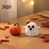Kids Room Halloween Accessories Micro Landscape Ornaments, Cute Miniature Ghost/Pumpkin/Spider Figurines for Table Fairy Garden Flower Pots