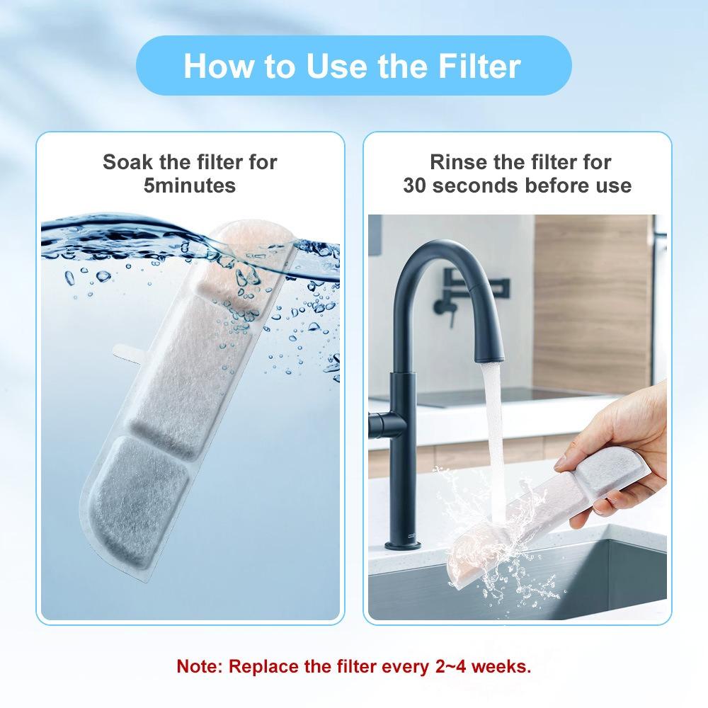 Activated Carbon Cat Drinking Filter Stripe Cat Water Fountain Filter Sponge  for Dog Cats