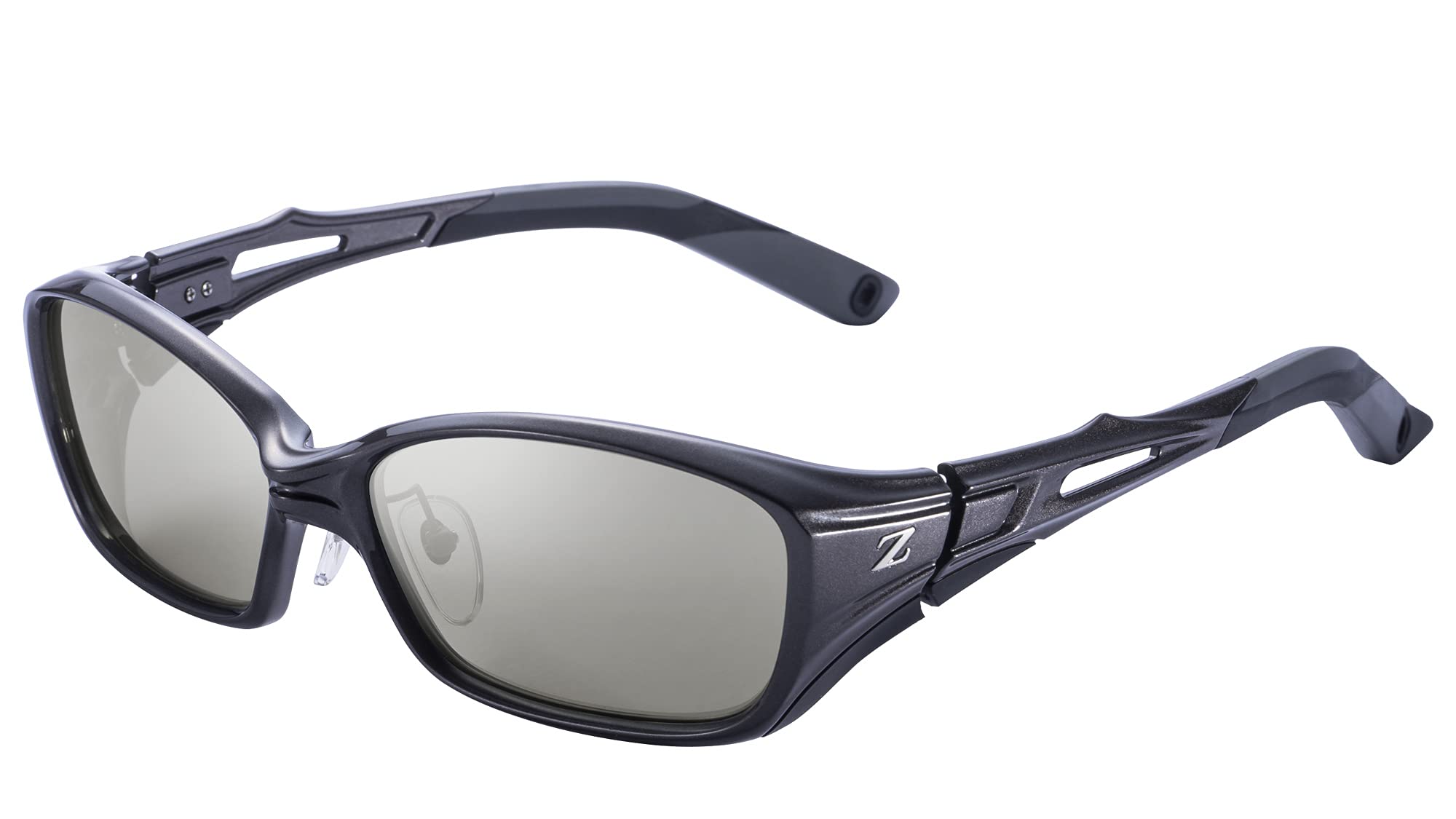 

Zeque Polarized Sunglasses Devon Gunmetal TRUEVIEW SILVER MIRROR F-1982 SPORTS/