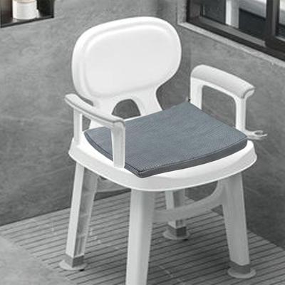 Shower Seat Cushion,Kneeling Pad Quick Dry Washable Comfortable Replacement Gray Senior Handicap