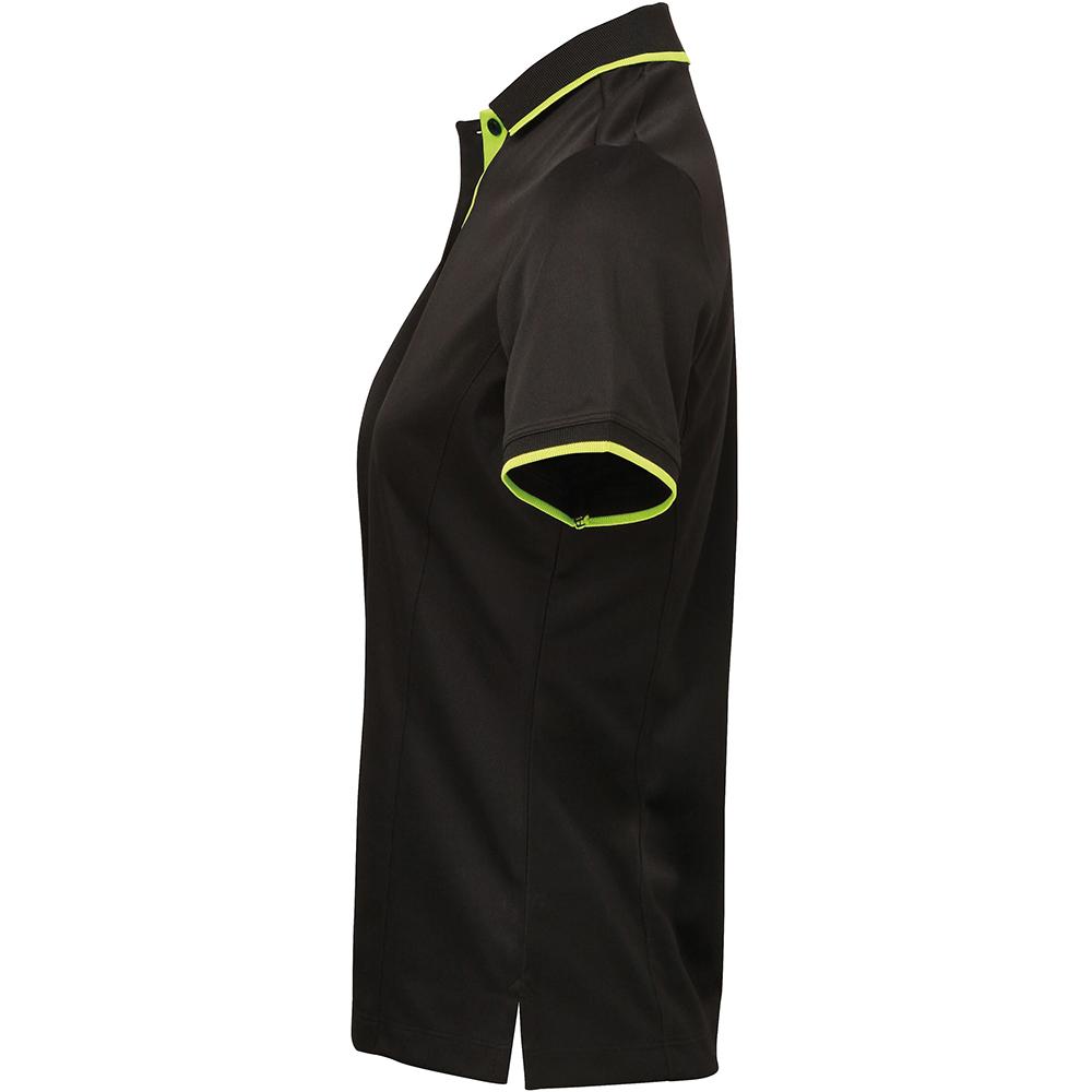 Premier Womens/Ladies Contrast Coolchecker Polo Shirt