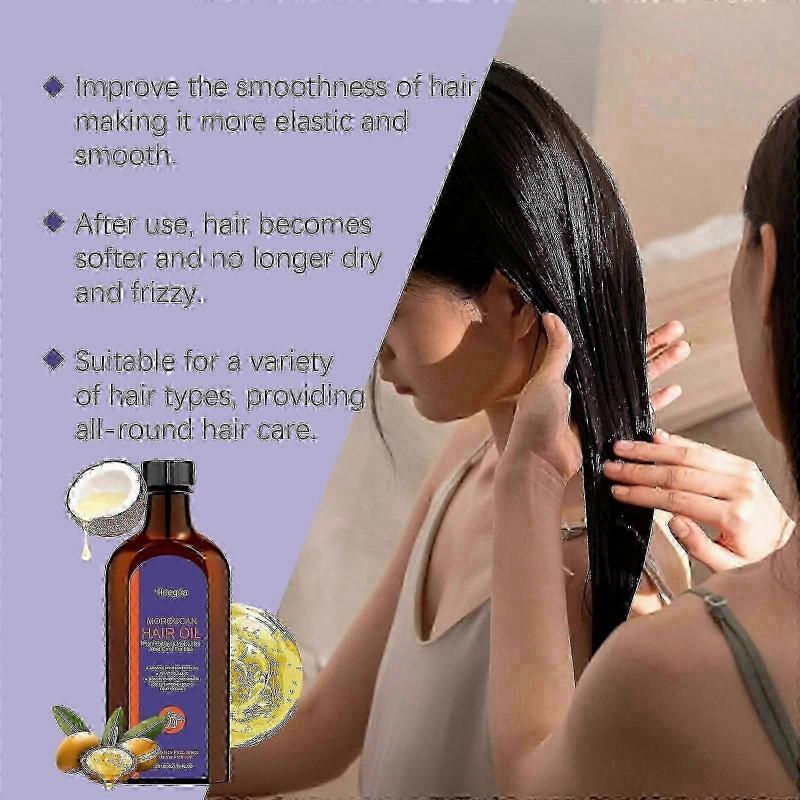 Morocco Hair Care Essential Oil Nourishes Moisturizing Hair Care Supple Essence Improves Dryness And Tangles