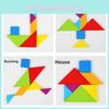 Wooden Tangram Puzzle For Kids Educational Toy For Early Learning And Geometric Shape Recognition