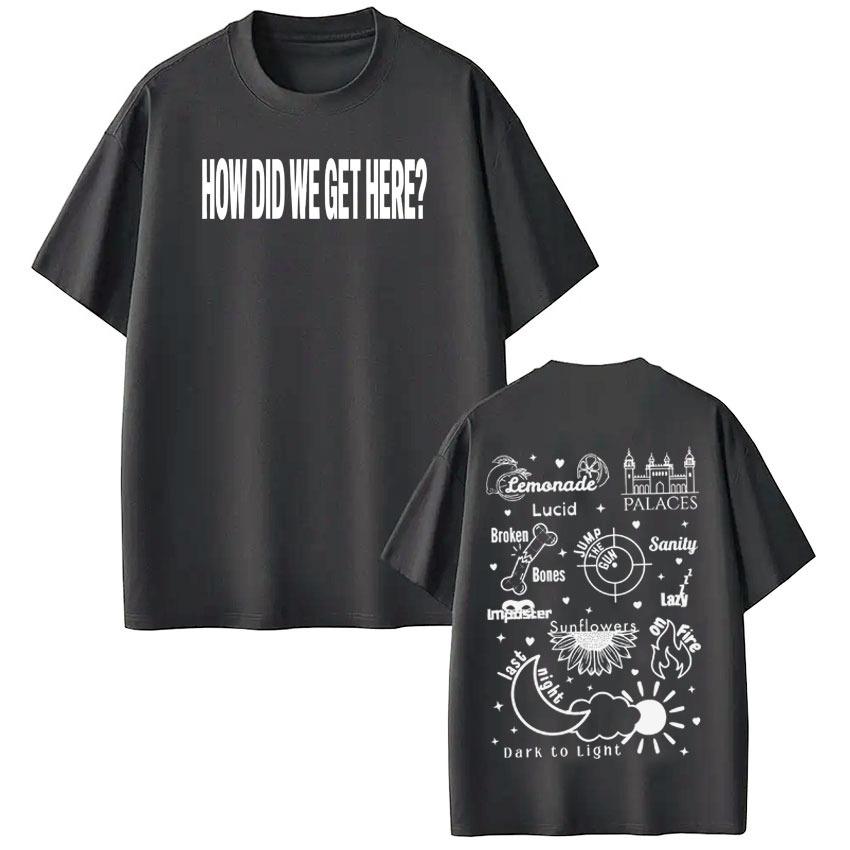 Singer Louis Tomlinson How Did I Get Here Tour 2026 Print Unisex Comfortable and loose Unisexs and Womens Tshirts