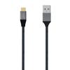 Aisens USB 3.1 GEN2 Aluminum Cable 10GBPS 3A - TYPEUSB-C/MA/M - 2.0M - Gray Color-A107-0633