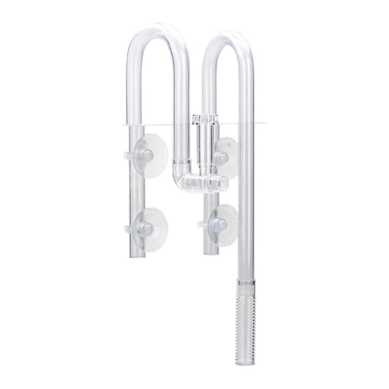 Aquariums Surface Skimmer Clear Tube for Filter Filtration for Oil Protein Scums Dust Filter Drain Tube Pipe
