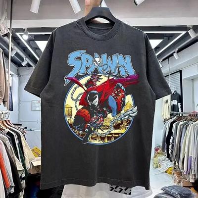 Spawn Graphic Black T Shirt Unisex Men Women Reprint Digital S5XL Unisex T-Shirt