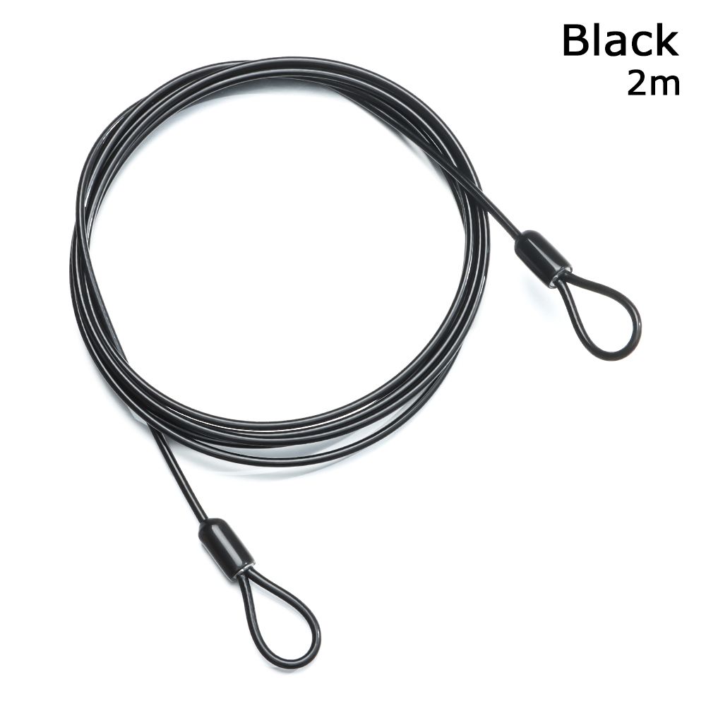 0.5/1/2Meters Anti-theft Ropes MTB Bike Rope Bicycle Lock Wire Steel Cable Lock Cycling Strong Wire Road Bike Lock 4
