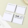 1 Book (50 Sheets) Funny Memo Pad Mini 3inch Notepad Notebook For Memos & Notes School Supplies