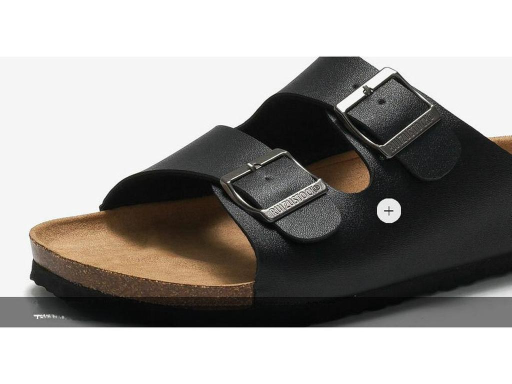 Korean Style Men's Cork Slippers: Trendy Summer Beach Flip-Flops & Casual Sandals