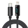 PD100W Type-C To Type-C Fast Charging Cable with Digital Display for Phones and Laptops