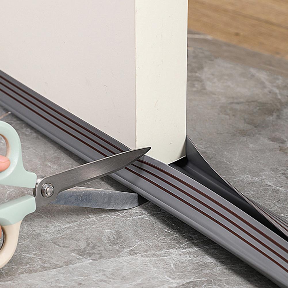 Door Bottom Protector Draft Excluder Office Use PVC Material Soundproofing Thermal Insulation Weather Stripping