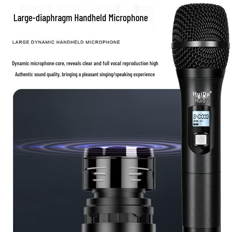 HuiDu HD-2ME Wireless Dual Microphone System (CN version)