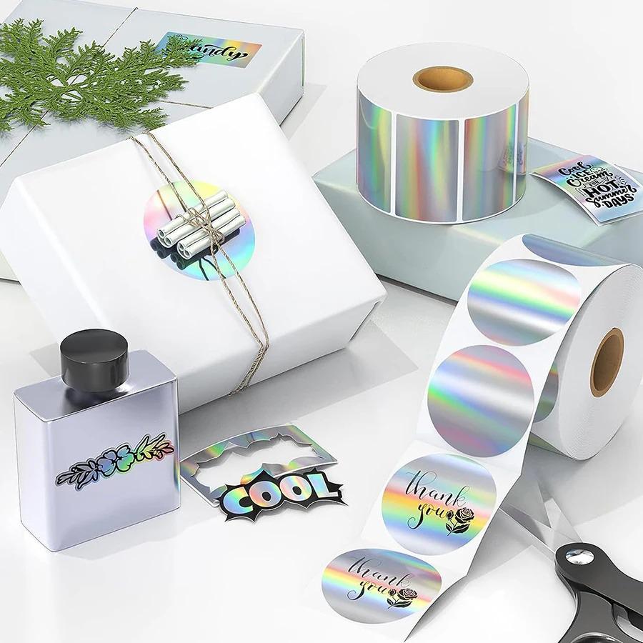 Gradient Laser Thermal Label Paper for Phomemo M220/M221/M120 - 50mm Round