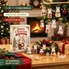 Christmas Countdown Ornaments 24 Days Advent Calendar 2026, 2D Acrylic Reading Cats/Dogs/Forest Animals Tree Decor Ornament Calendar, Cute Pet