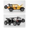 1/22 Model Jeep Wrangler Diecast Toy Car Model, Scale Metal Alloy Vehicle for Kids Boys Girls Adults, Doors Open,Gifts Gray111