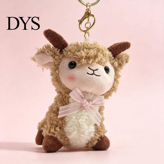 Portachiavi Peluche Ciondoli Borsa Lana Pecora Carina, Ciondolo Charm Borsa Agnello Morbido con Metallo Regalo di San Valentino per Lei Portachiavi, Mini Peluche