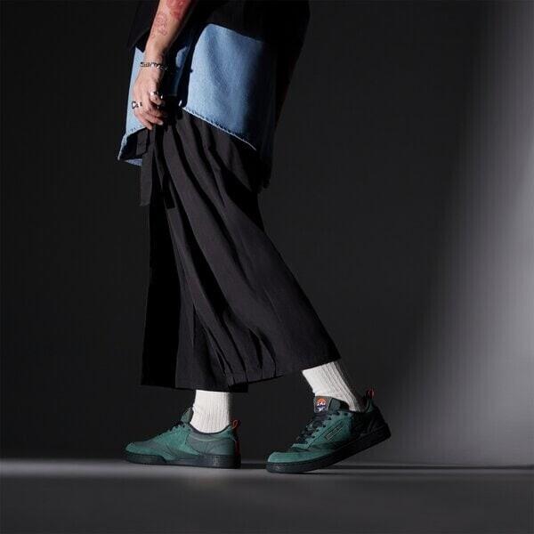 Кроссовки Reebok Club C 85 Sneaker escapegreen grey-orange