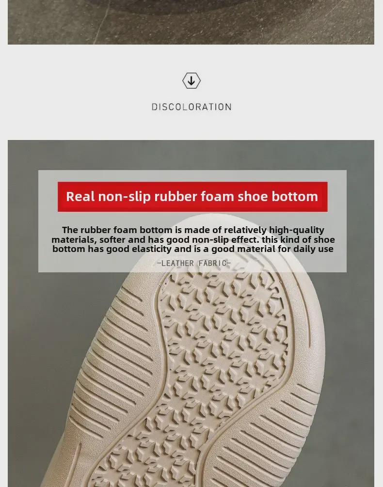 2025 Spring/Summer Women's Soft Thick-Soled Cowhide Mesh Slip-On Flats