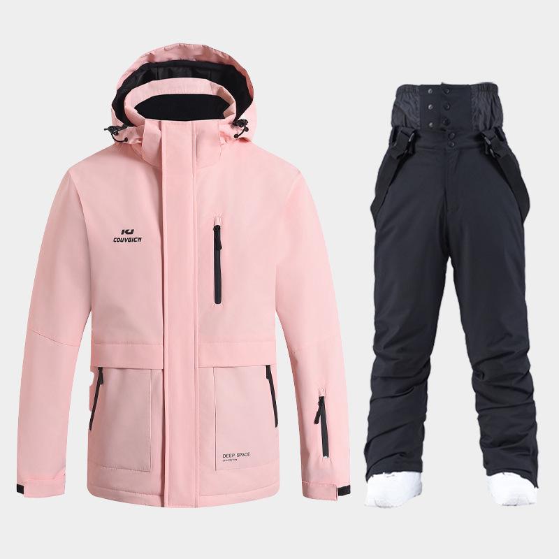 Korean Style Unisex Ski Suit Set: