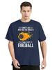 Ich Wirke Feuerball Streetwear Lustige Schwarze Kleidung Herren Baumwolle T-Shirt Oberteile T-Shirts Dnd Drachen Würfel Rpg Tabletop T-Shirt