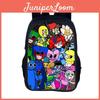 Rainbow Friends Kids Backpack With Polyester Material And Spacious Design For School And Daily Use