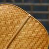 Handcrafts Bamboos Woven Fan Portable Cooling Fan for Summer Cooling Paddles and Weddings Parties Home Wall Decors Gift