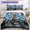 3pcs Duvet Cover Set (1*Duvet Cover + 2*Pillowcase, Without Core), Bohse Onkelz Print Soft All‑Season Bedding Set, Home Bedroom Decor Gift
