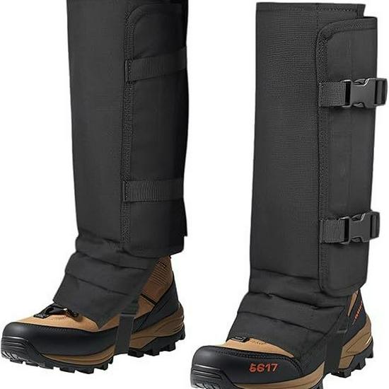 Schlangenschutz- und Dornenschutz-Gamaschen für Jagd und Wandern black