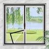 Window Replacement Universal Kit Mosquito-proof Fastener Screen Fit DIY Adjustable Mesh