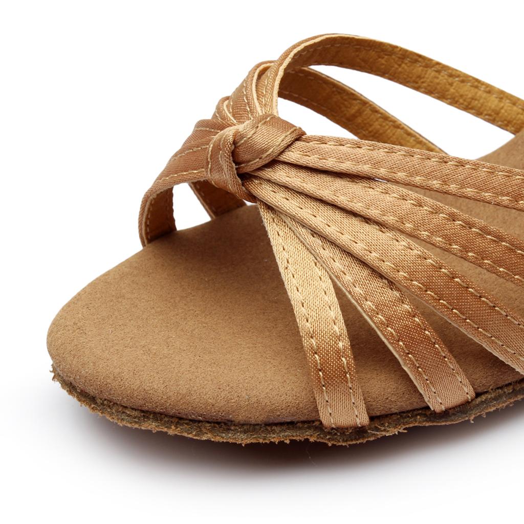 Buty Do Tańca Latino Na Obcasie Blanca 3 Cm Jasnobrązowe 41