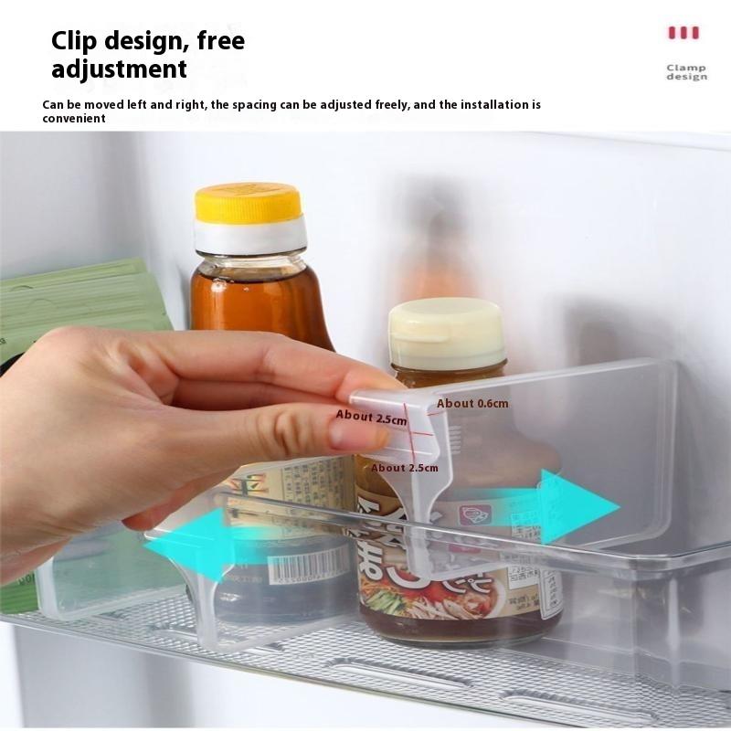 10/20Pcs Refrigerator Kitchen Organizer Shelf Storage Dividers For Eggs Bottles Items Organizer
