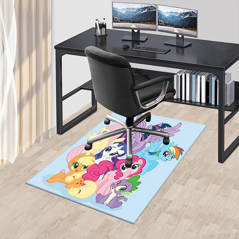 1pc Little Pony Friendship Carpet for Playroom Bedroom Living Room Sofa Home Decor,kids Game Area Rug Non-slip Floor Mat Y72995