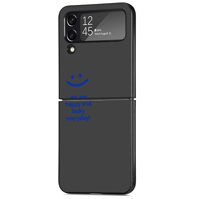 

Heart Luxury Case For Samsung Galaxy Z Flip 3 4 5G Funda ZFlip 3 Black PC Hard Back Phone Capas Samsung Z Flip4 5G