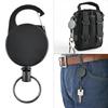 Retractable Keychain Extendable Students Nurse Badge Clip With Carabiner Clip