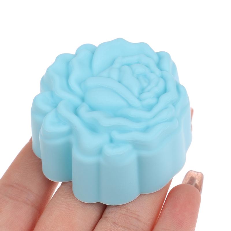 12Pcs 5Cm Rose Shaped Jelly Pudding Mold Muffin Cake Cup Silicone Muffin Cake Molds Baking Accessories