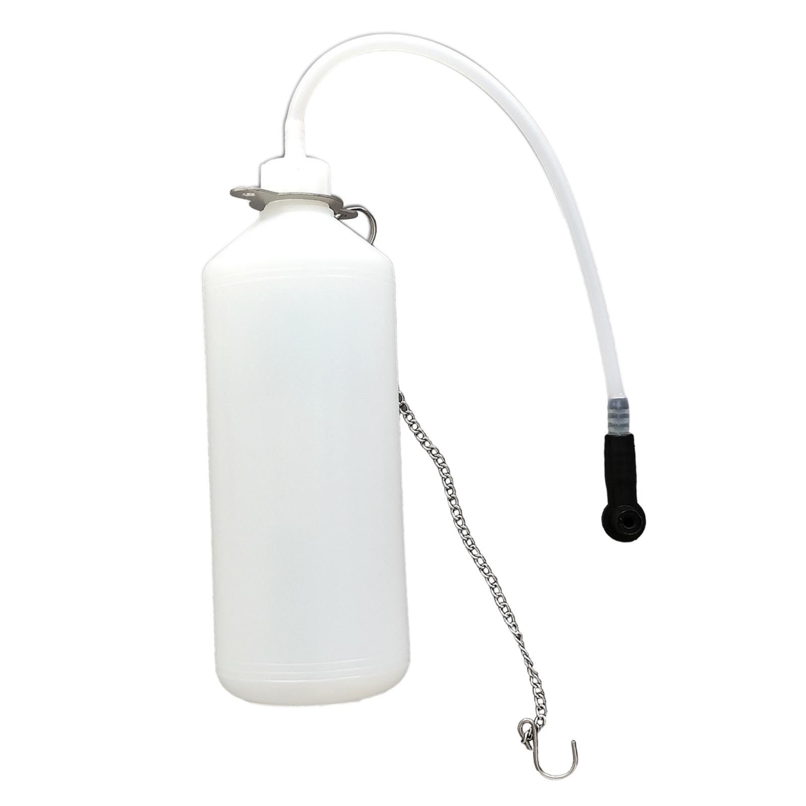 

Brake Fluid Reservoir 1L Brake Bleeder Bottle with 60cm Hose and Universal Rubber Adapter Brake Bleeder Device 1