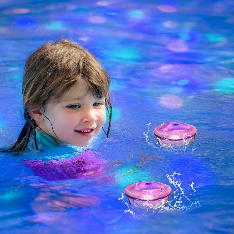 

LED Pool Lights Waterproof Light Up Pool Floats 5 Lighting Modes LED Bathtub Lighting Swimming Pond Atmosphere Lamp For Party China Mainland