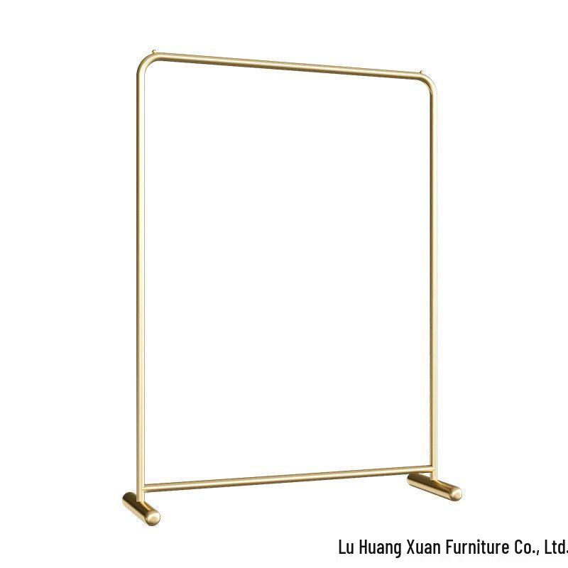 Women's and Children's Floor-Standing Clothing Display Rack with Hanging Rod