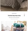 Cross-Border Thick Pineapple Flannel Blanket - Solid Color Coral Fleece Children's Gift Blanket