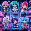 PriPara Chibi Anime Figure Cute Idol Girls PVC Collectible Figurines Q Version Character Statues for Desk Decor Anime Fans Gift