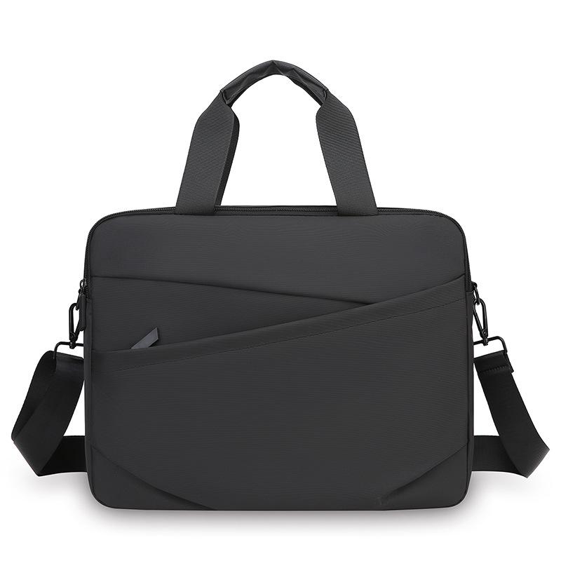Customized Men's 15.6'' Business Casual Crossbody Tote Laptop Bag with Logo Print