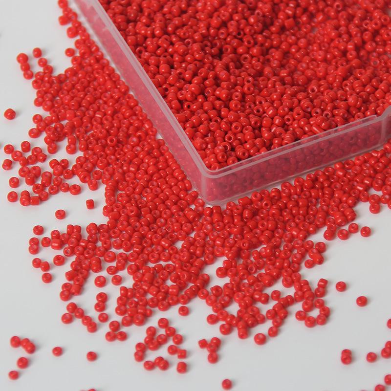 2mm Jednokolorowe szklane koraliki do samodzielnego tworzenia biżuterii - kolczyki, bransoletki, naszyjniki, akcesoria