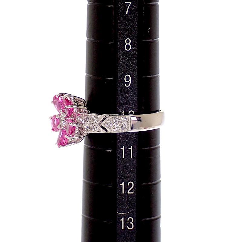 no brand  #10(JP Size) ring K18 white gold Women