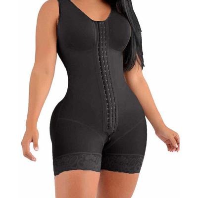 2024 Cross-Border Full-Body Shapewear Bodysuit with Zippered Crotch
