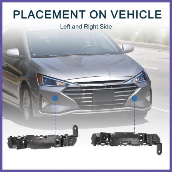1 Pair Front Bumper Retainer Bracket 71198T7A00071193T7A000 for Honda HR-V